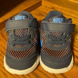Infants Nike Blue & Orange Tennis Shoe